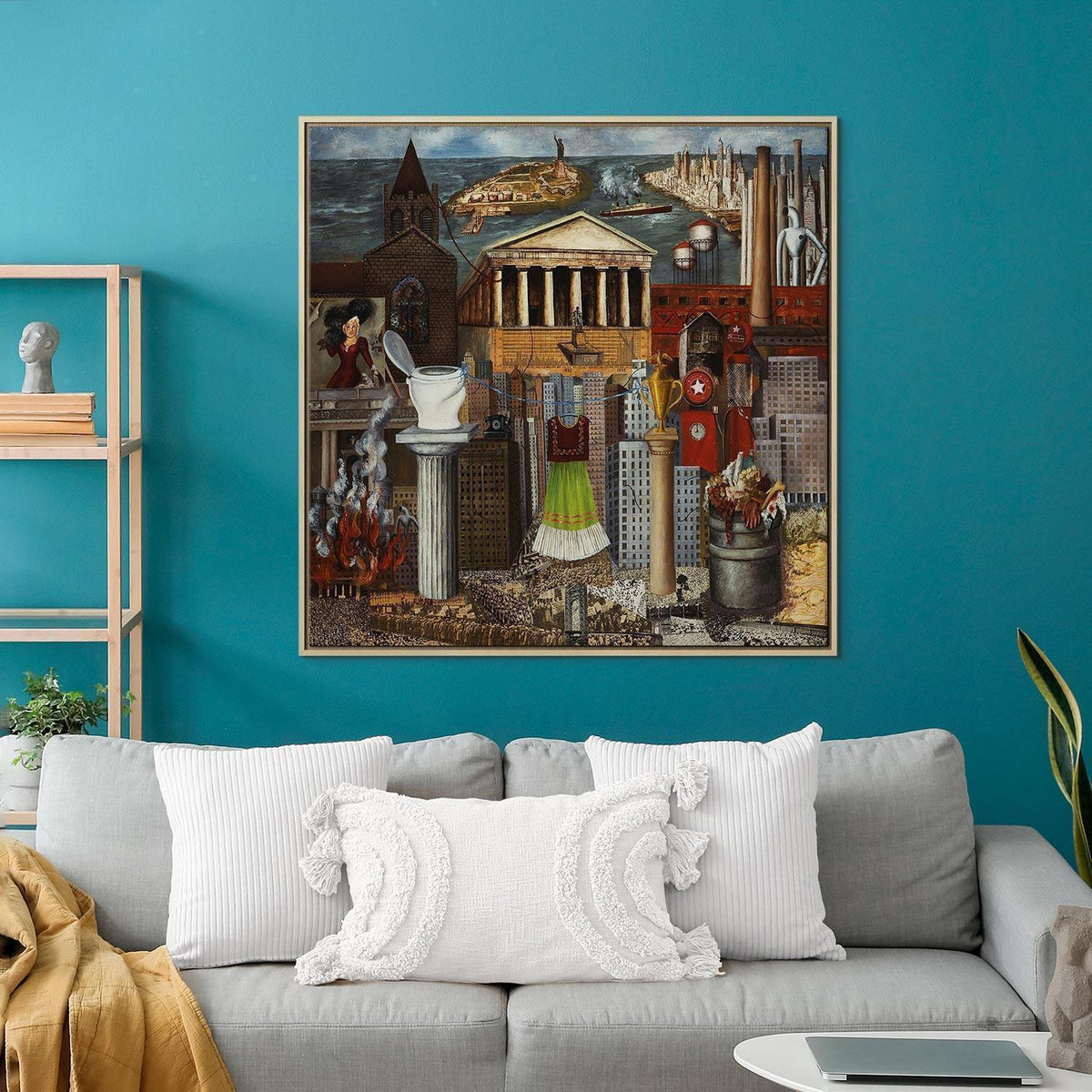 Leinwandbild - Frida Kahlo – My Dress Hangs There