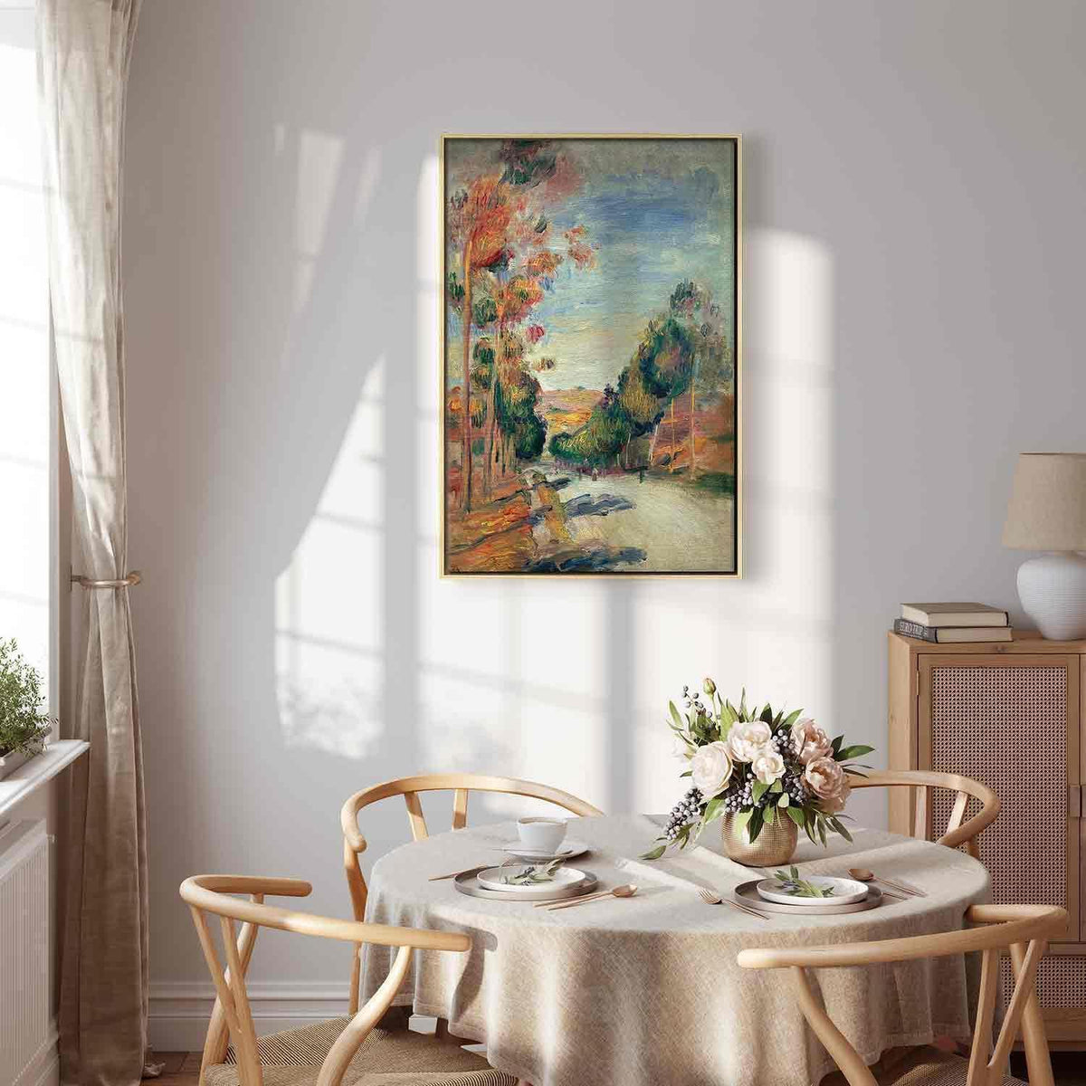 Leinwandbild - Pierre-Auguste Renoir – Paysage d'Essoyes