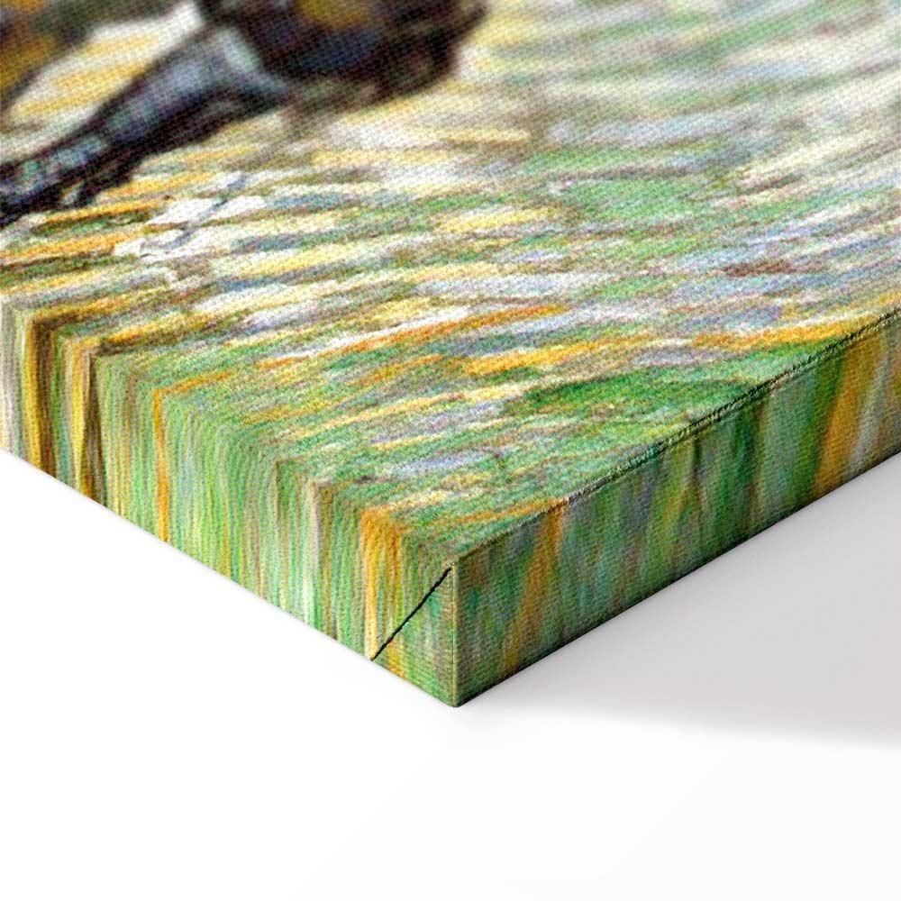Leinwandbild - Vincent van Gogh – Road with Cypress and Star