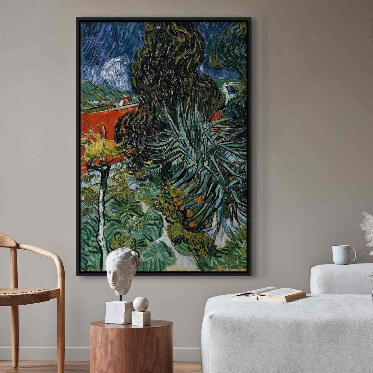Leinwandbild - Vincent Van Gogh – The Garden of Dr Gachet in Auvers