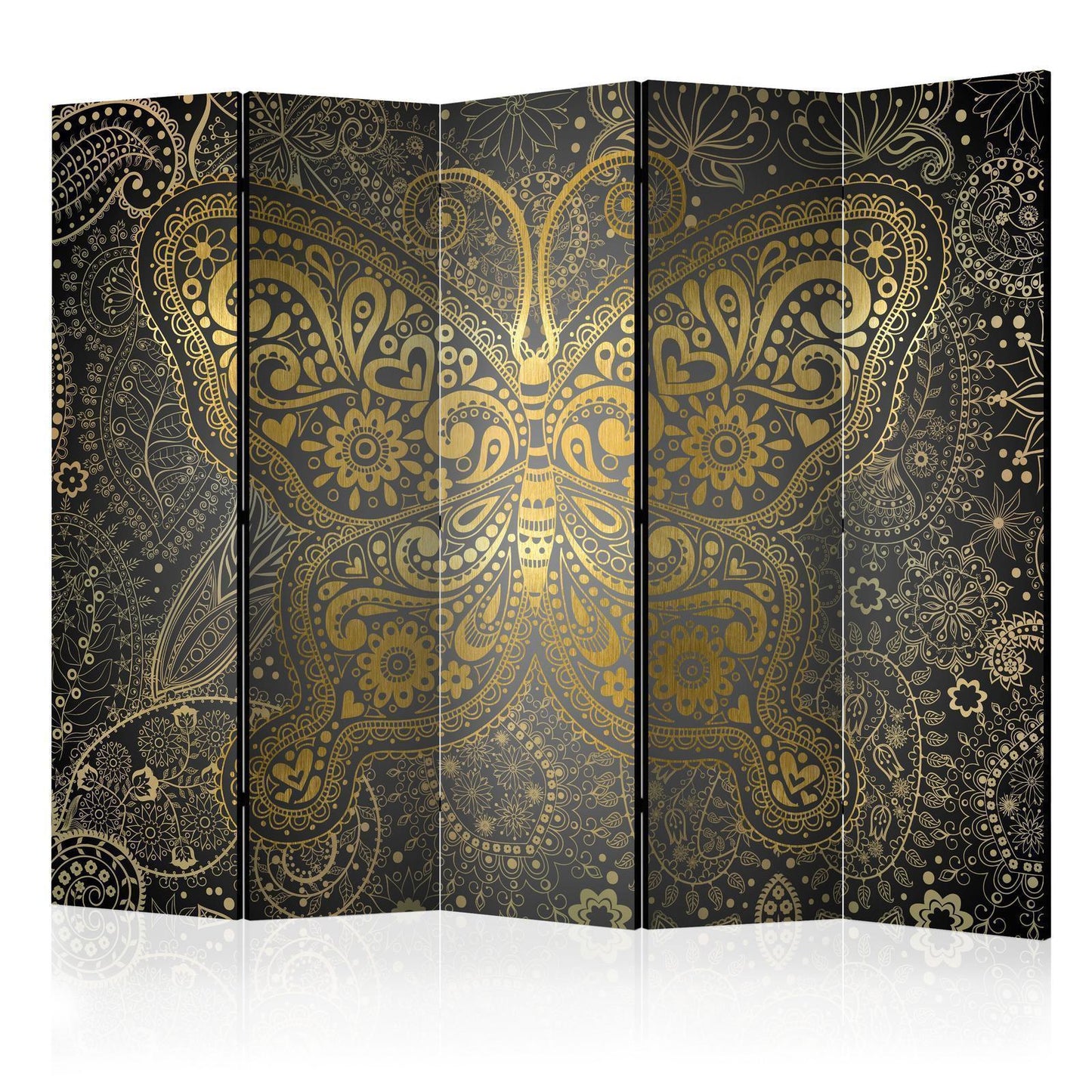 Paravent - Golden Butterfly II Artgeist