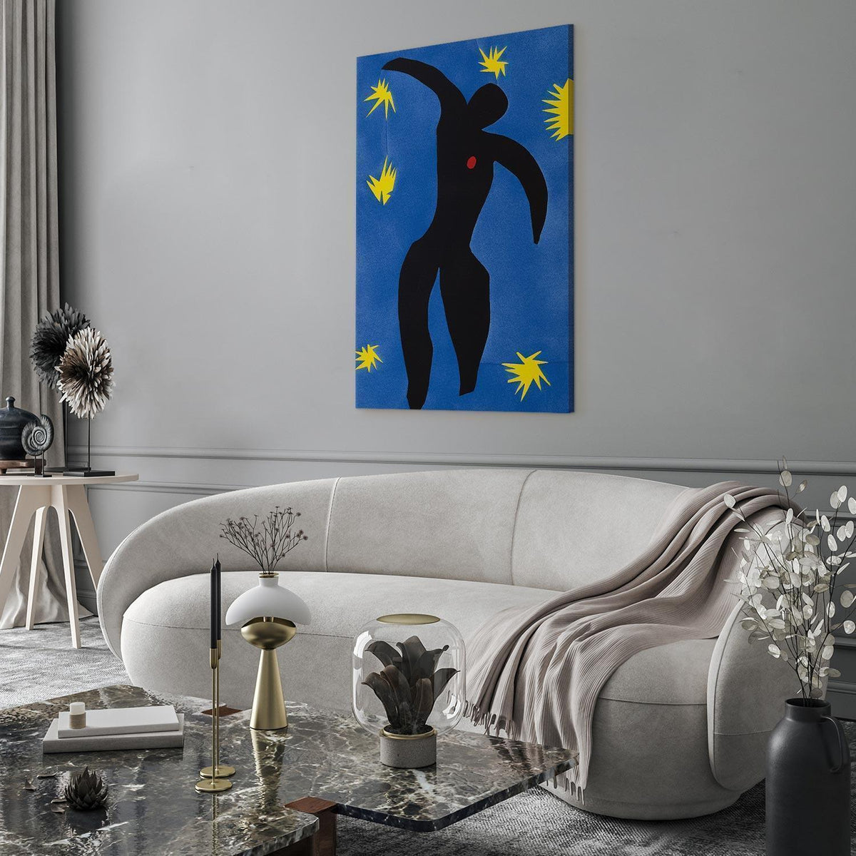 Leinwandbild - Henri Matisse – Icarus (from Jazz)