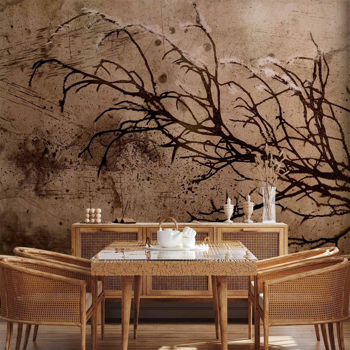 Fototapete - Rickety Cherry Tree