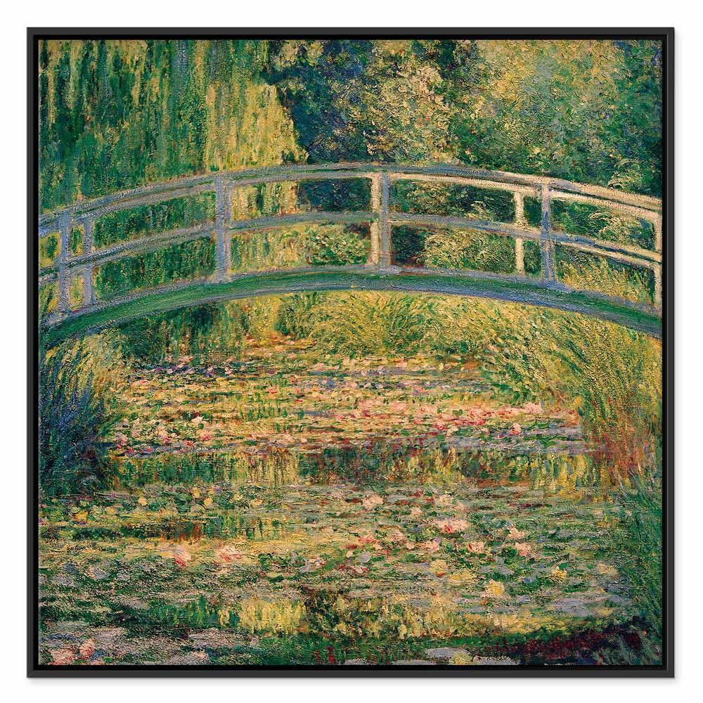 Leinwandbild - Claude Monet – Bridge over a Pond of Water Lilies