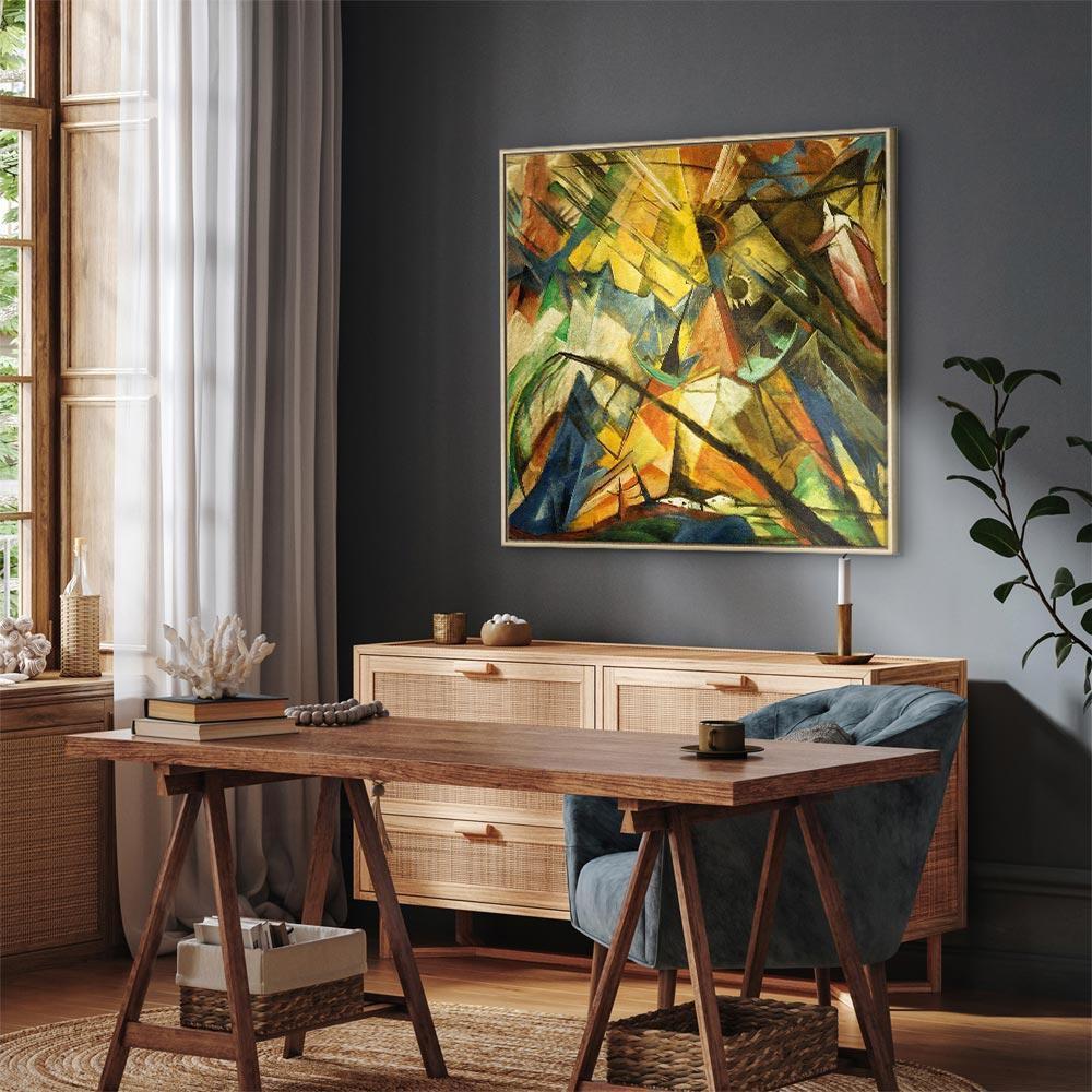 Leinwandbild - Franz Marc – Tirol