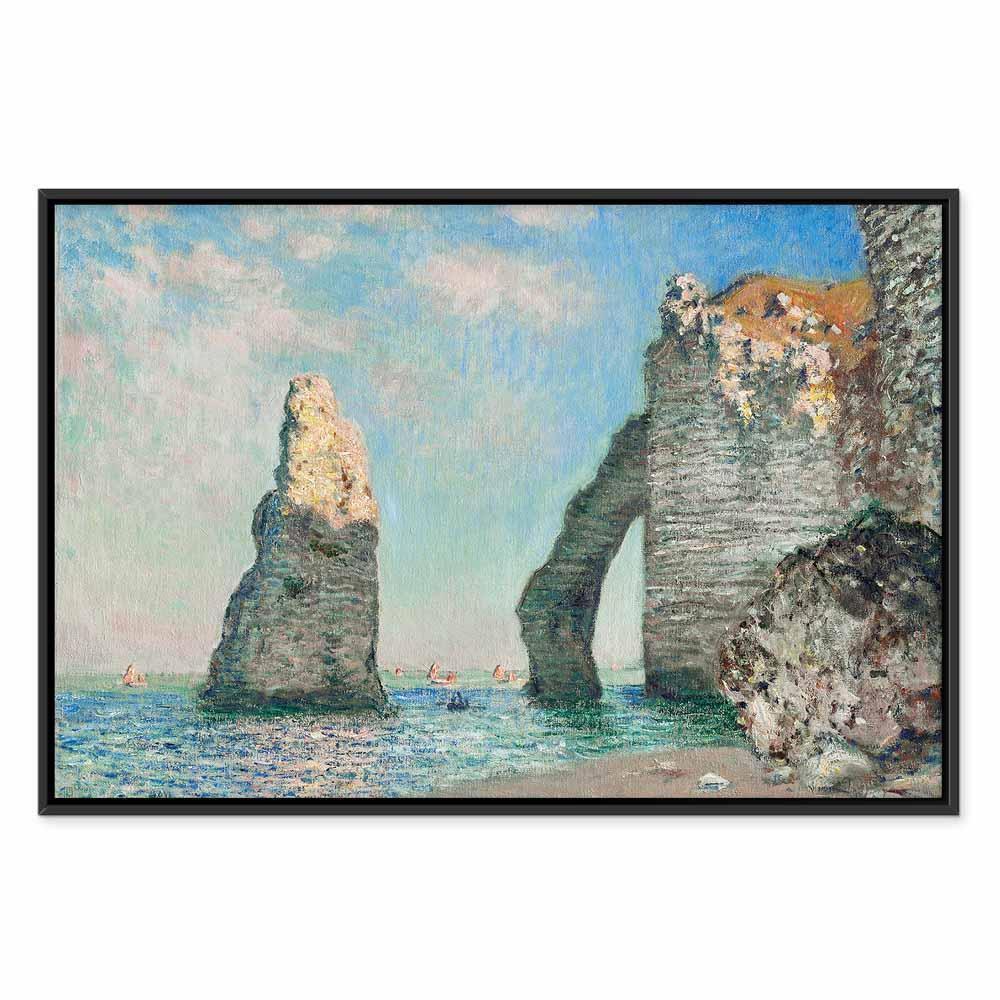 Leinwandbild - Claude Monet – Cliffs at Étretat