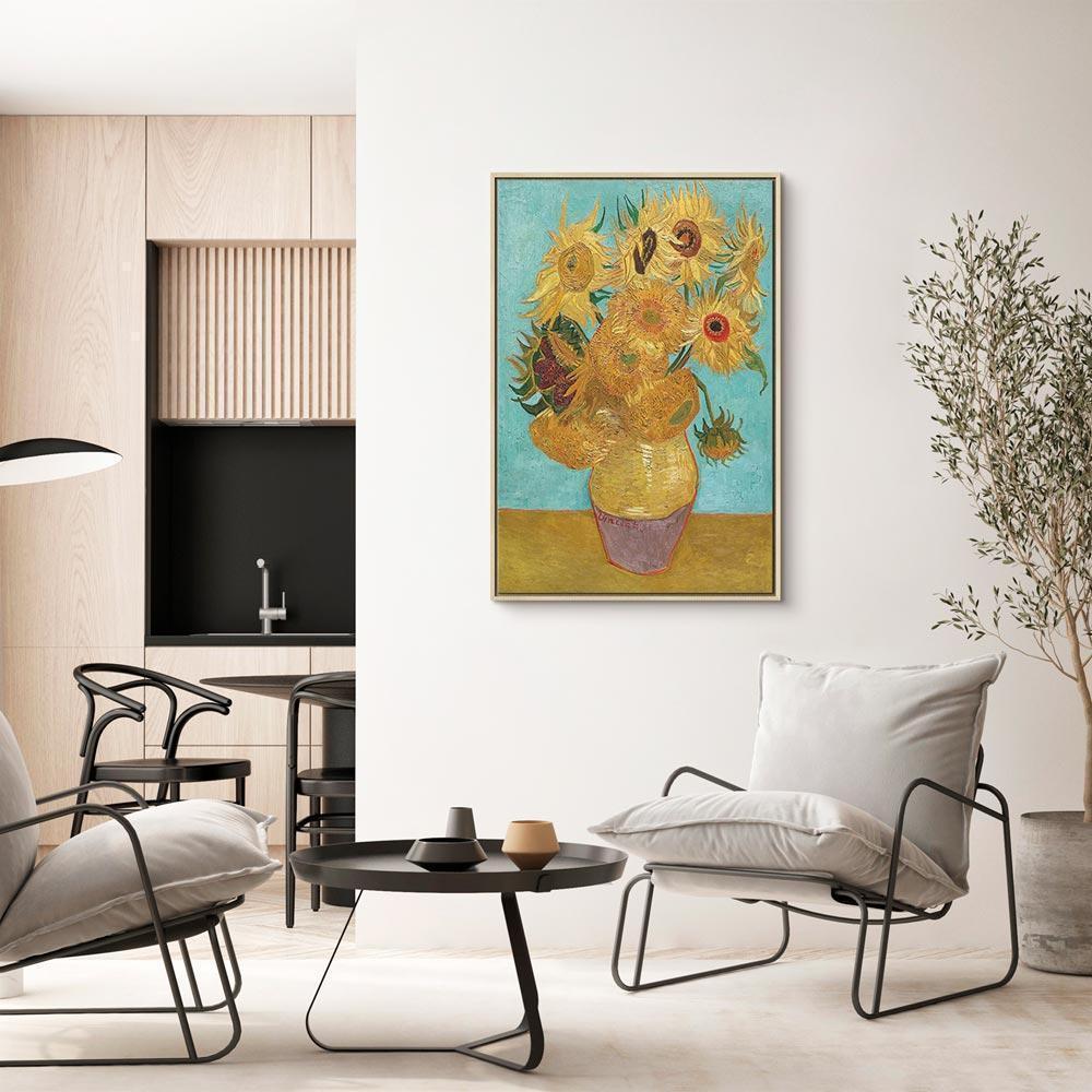 Leinwandbild - Vincent van Gogh – Sunflowers II