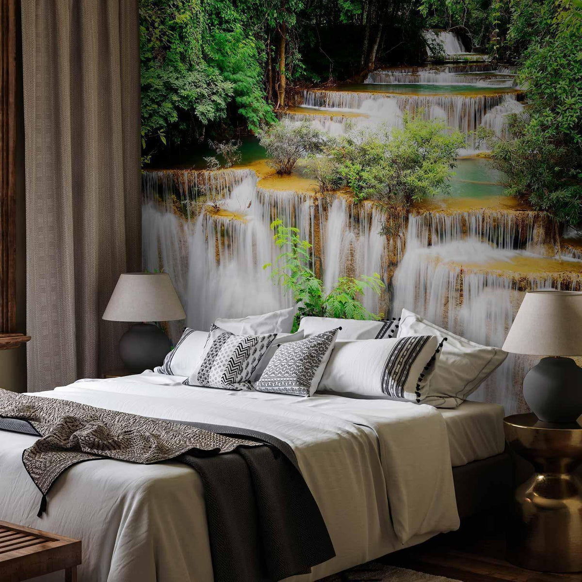 Fototapete - Thai waterfall
