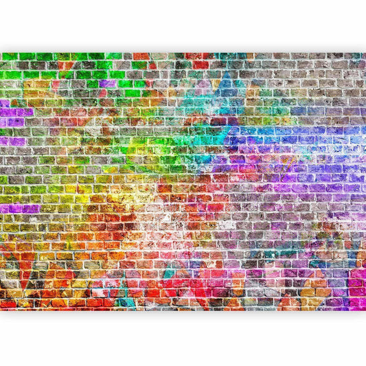 Fototapete - Rainbow Wall