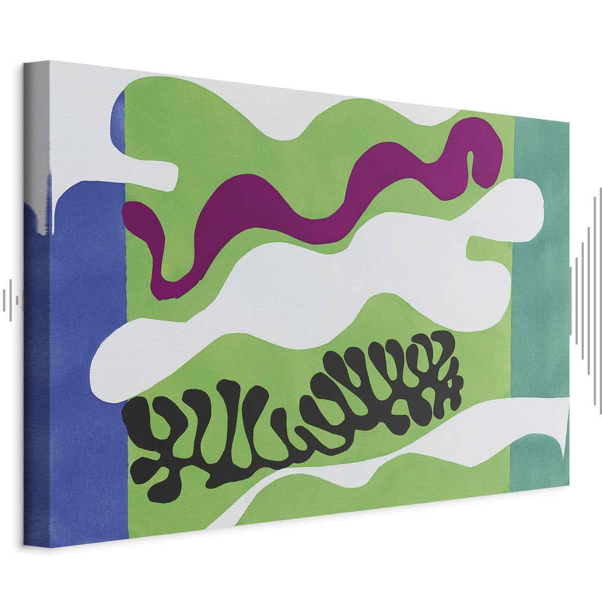 Leinwandbild - Henri Matisse – Lagoon II (from Jazz)
