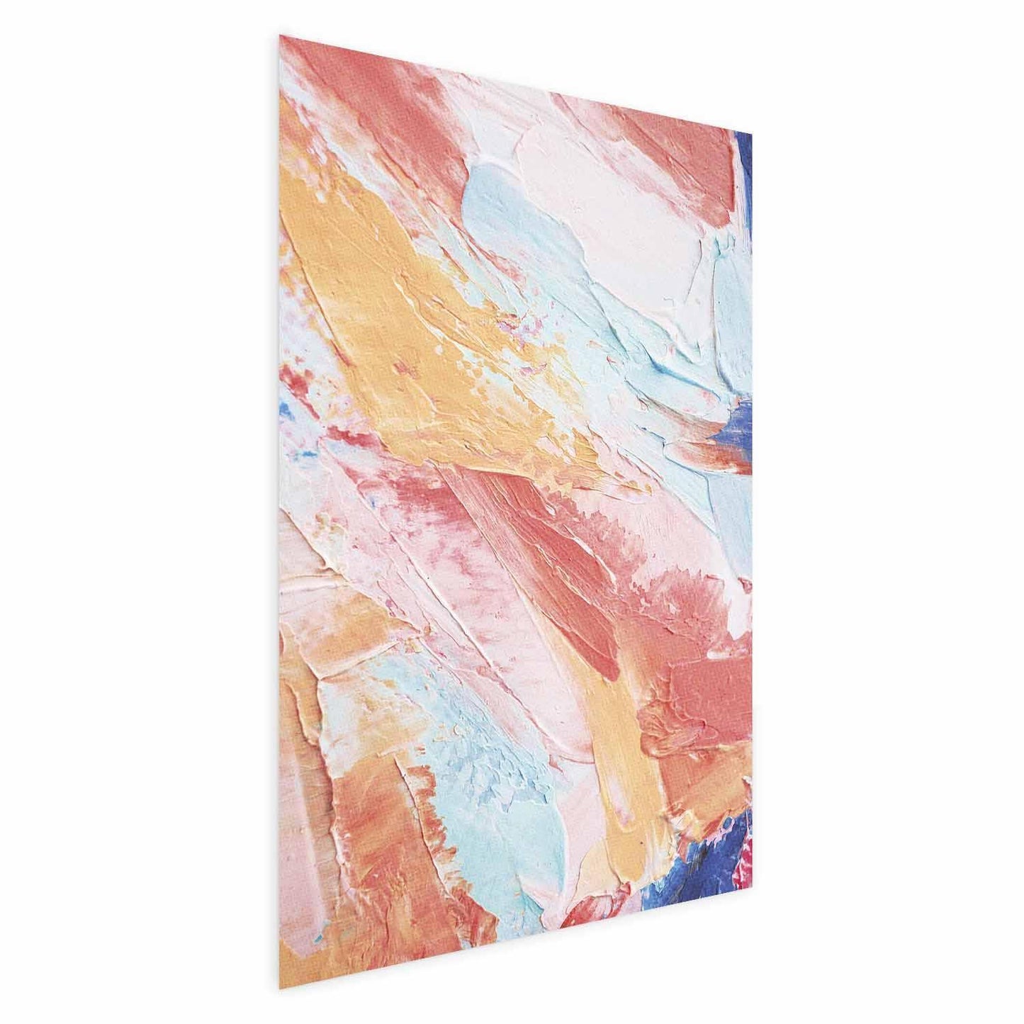 Poster - Colorful Harmony - dynamic color transitions in pastel tones Artgeist
