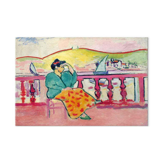 Leinwandbild - Henri Matisse – Woman on the Terrace