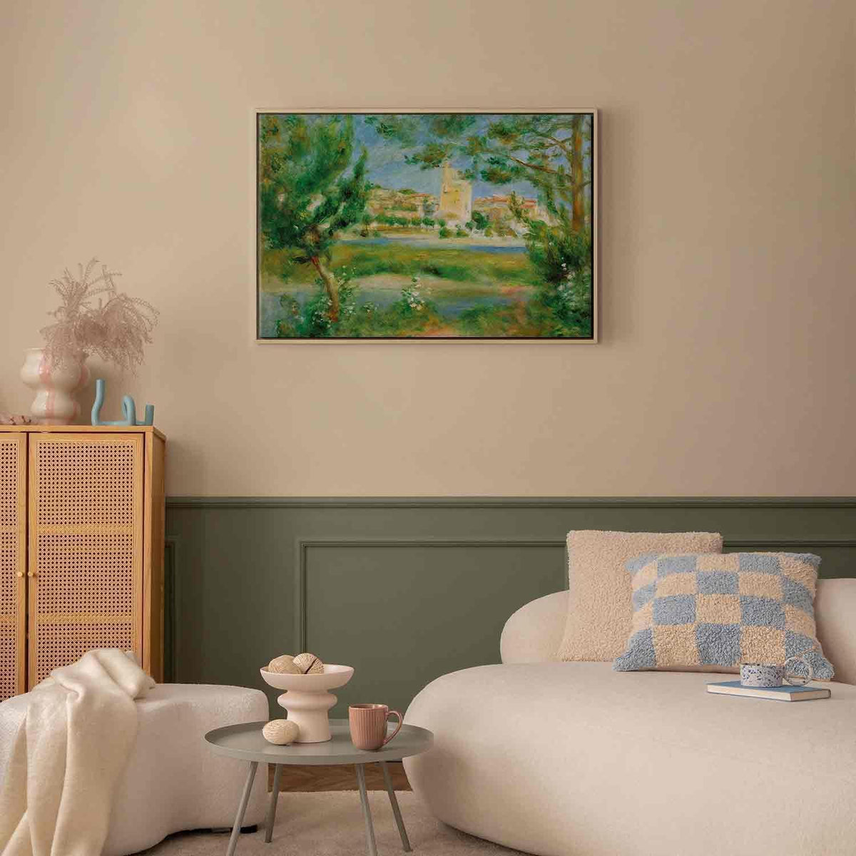 Leinwandbild - Pierre-Auguste Renoir – Villeneuveles-Avignon