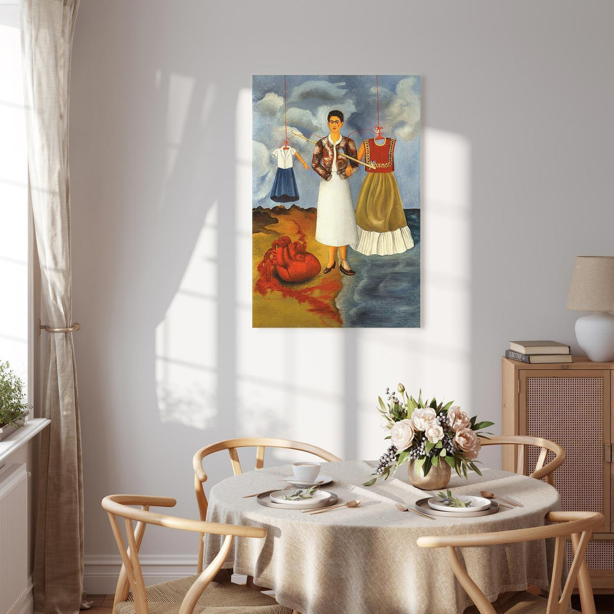 Leinwandbild - Frida Kahlo – Memory (The Heart)
