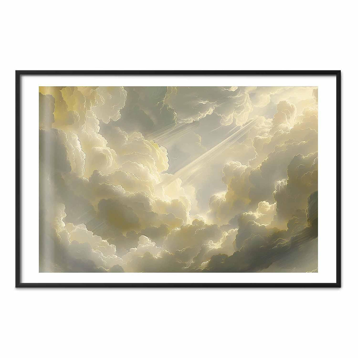 Poster - Fascinating Play of Colors Against the Clouds