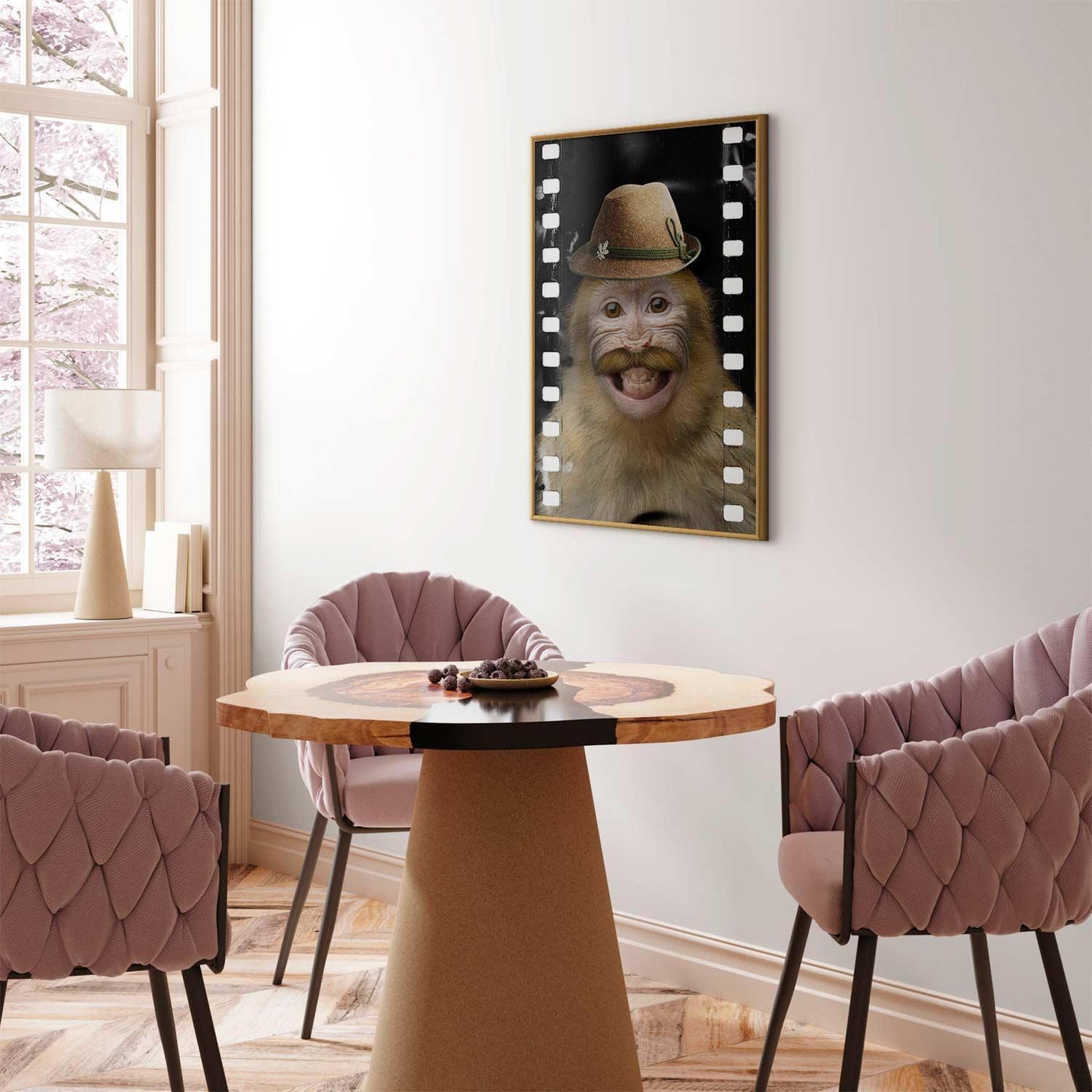 Poster - Monkey in a Hat Artgeist