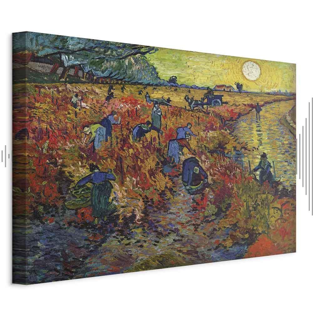 Leinwandbild - Vincent van Gogh – The Red Vineyard