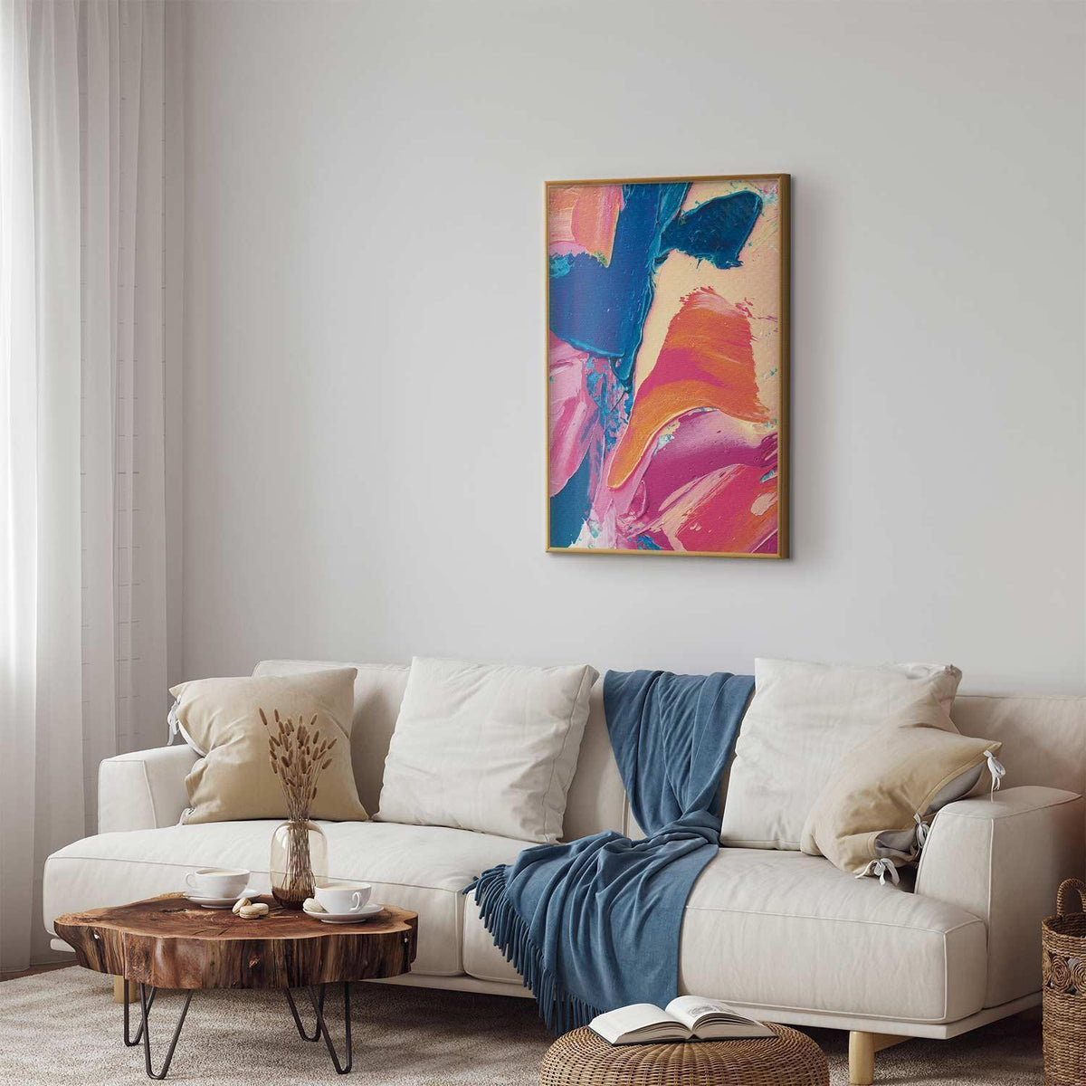 Poster - Colorful Expression - strong contrasts in an energetic composition