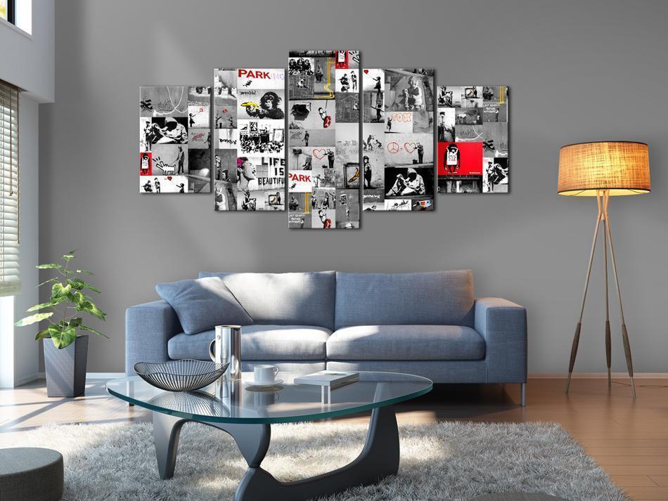 Leinwandbild - Street Art: Banksy IV
