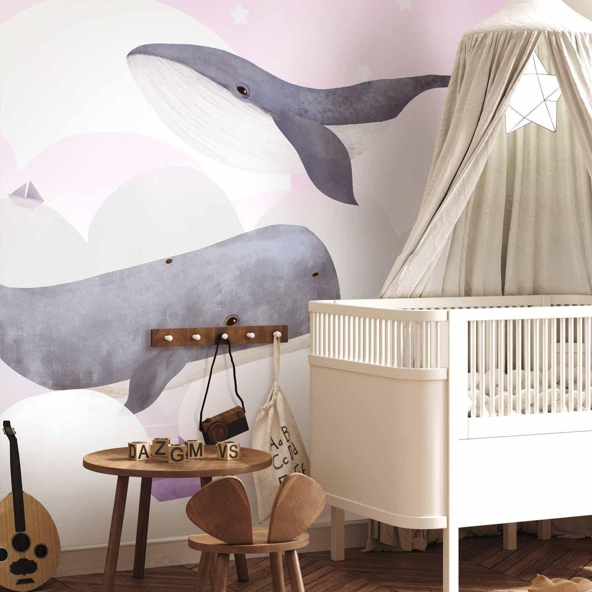 Fototapete - Dream Of Whales - Second Variant