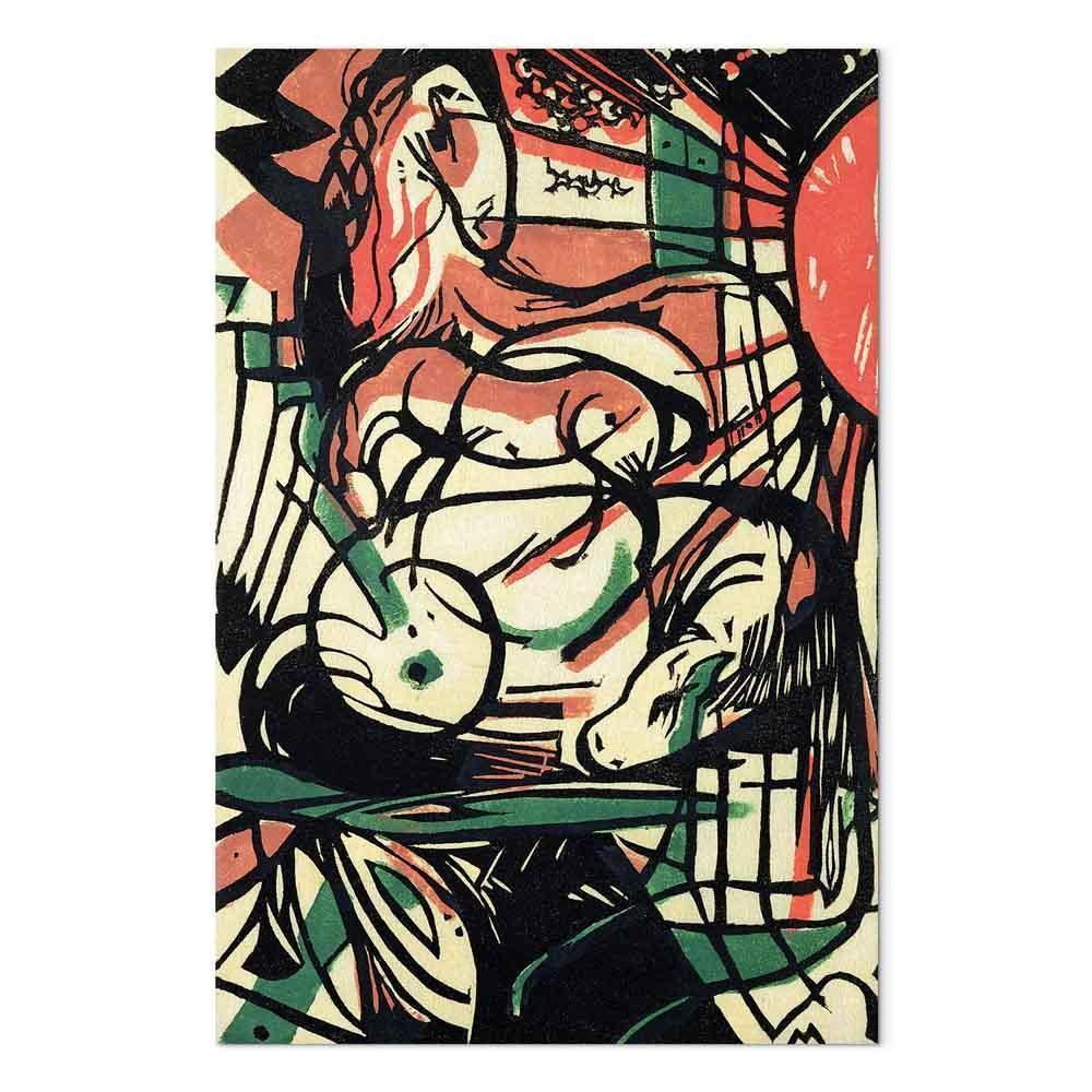 Leinwandbild - Franz Marc – The Birth of the Horse