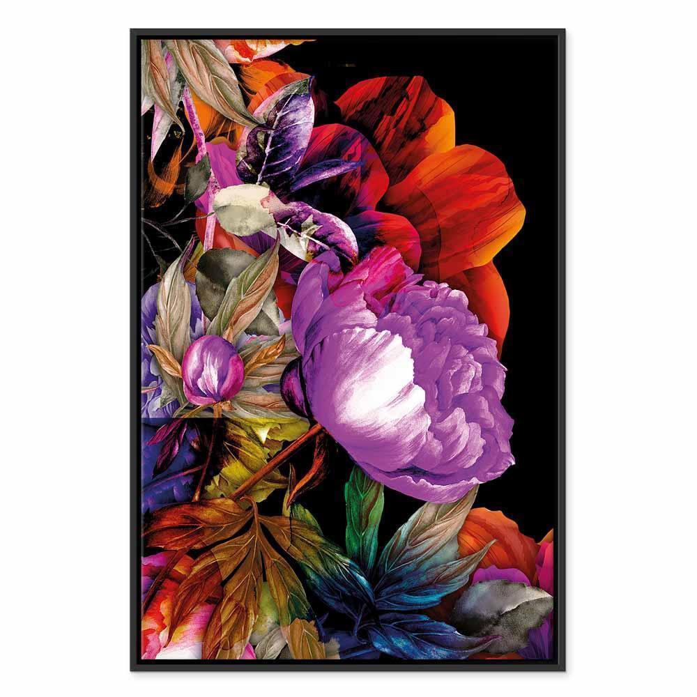 Leinwandbild - Nature in Summer Hues (1-part) - Flower Garden of Inspiration