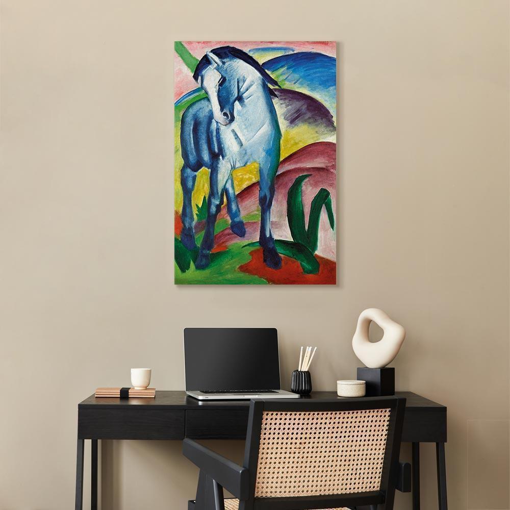 Leinwandbild - Franz Marc – Blue Horse