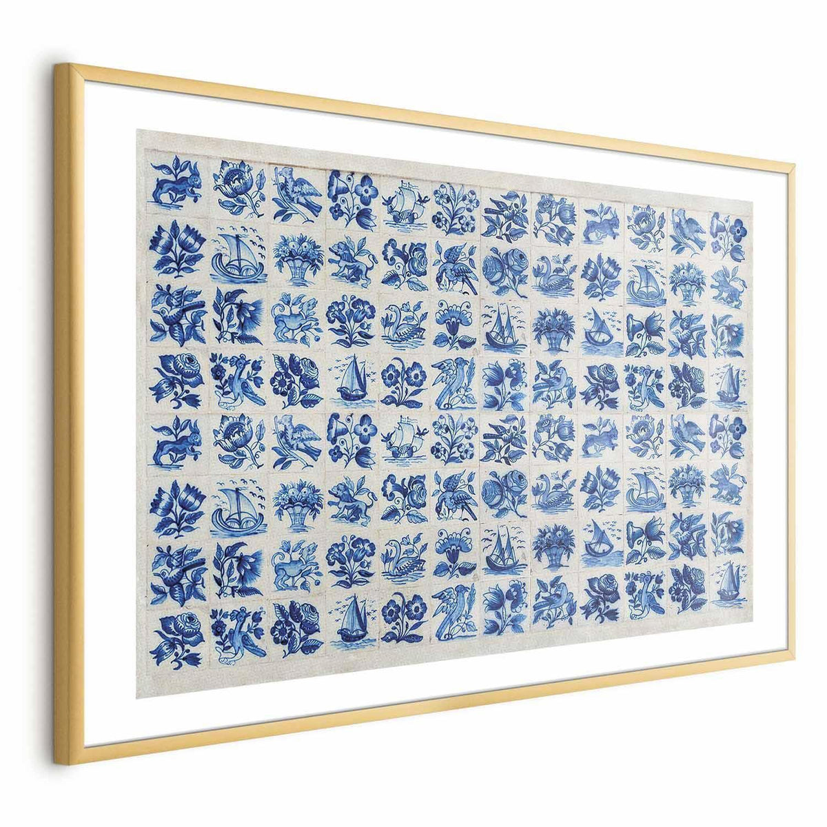 Poster - Azulejos Tiles - traditional Portuguese ceramic tiles