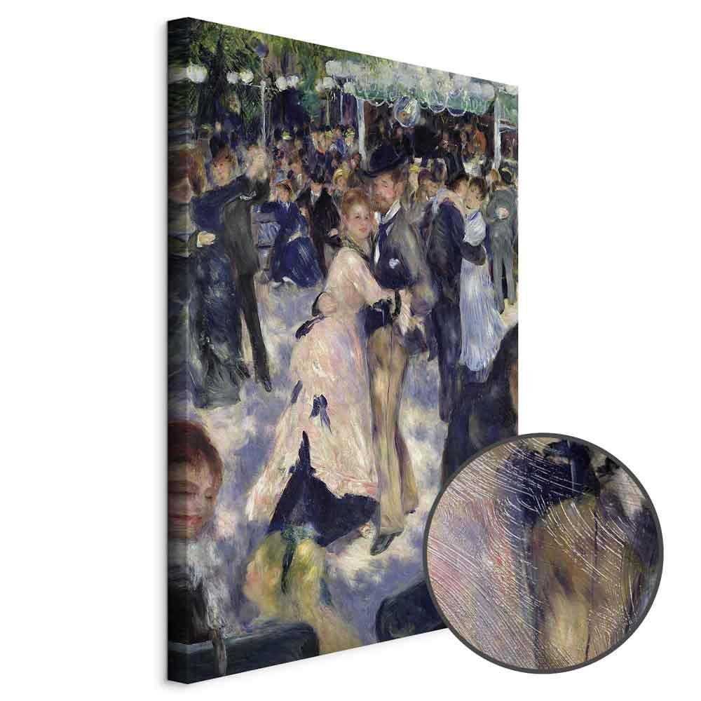 Leinwandbild - Pierre-Auguste Renoir – Le Moulin de la Galette, detail of the dancers