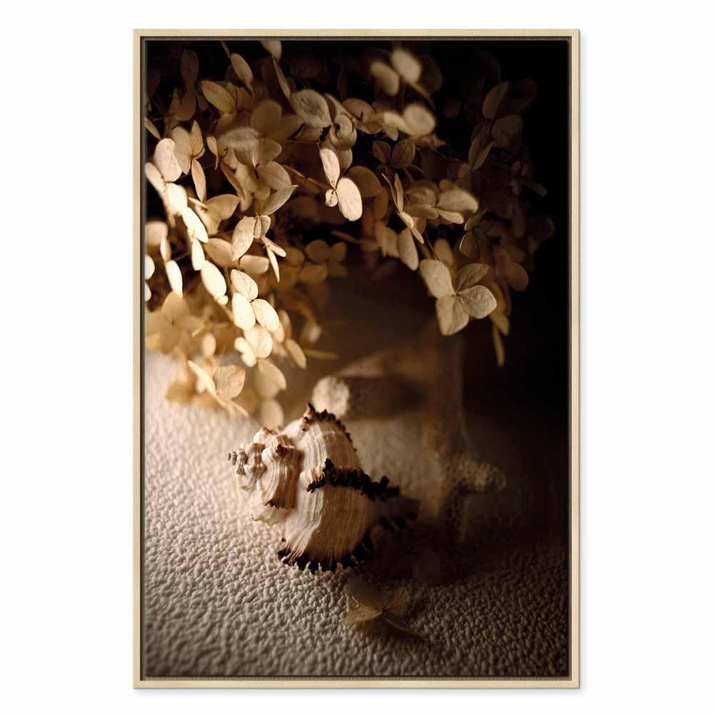 Leinwandbild - Humming Seashell (1 Part) Vertical