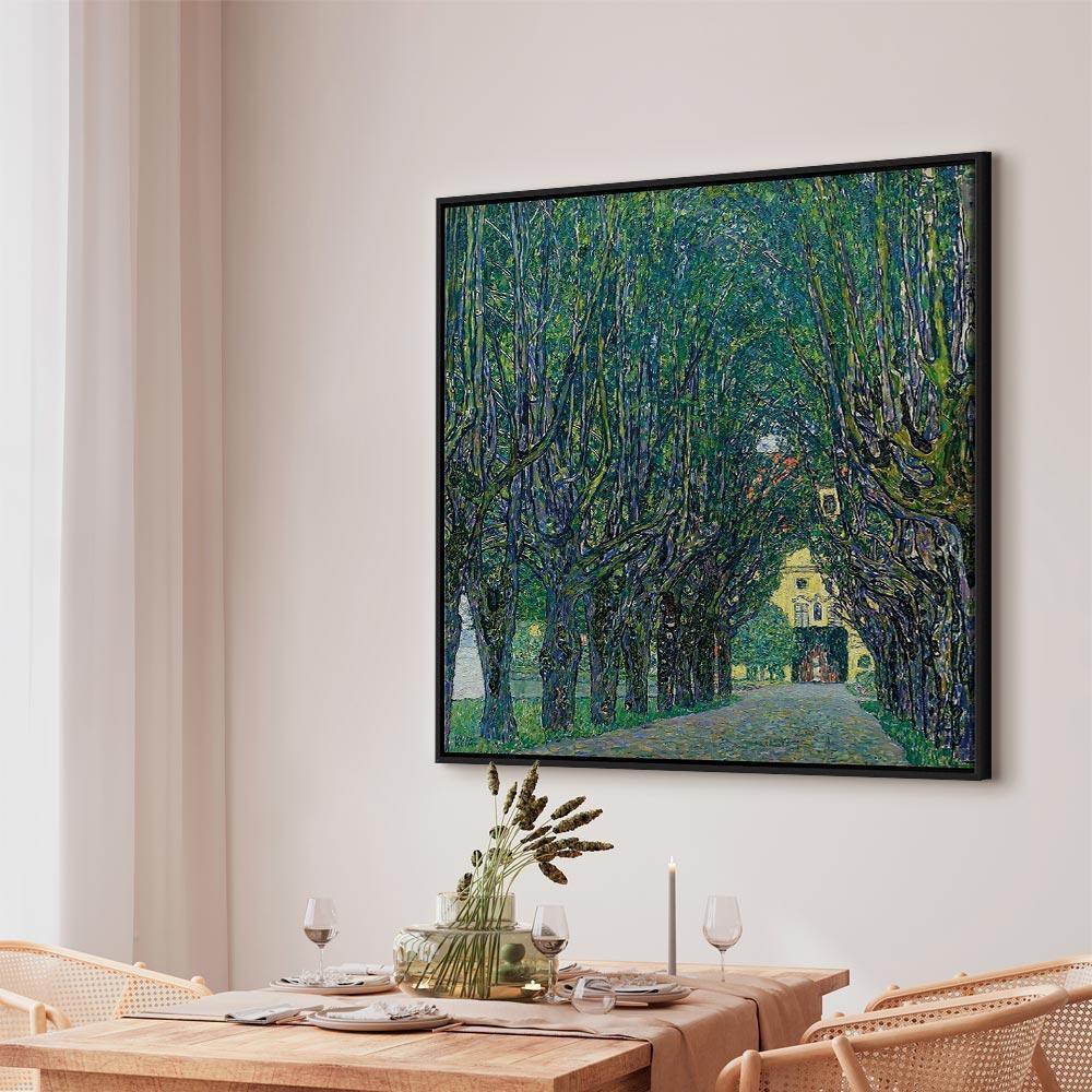 Leinwandbild - Gustav Klimt – Avenue in the Park of Schloss Kammer