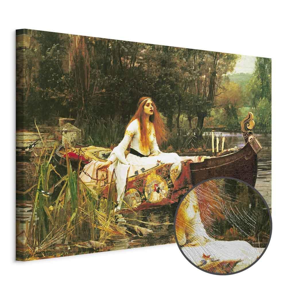 Leinwandbild - John William Waterhouse – The Lady of Shalott