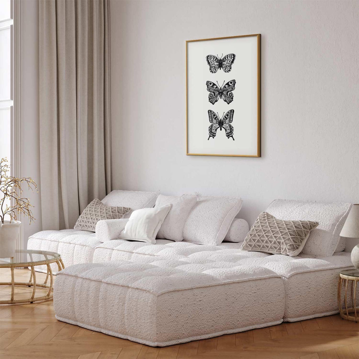 Poster - Three Butterflies Artgeist