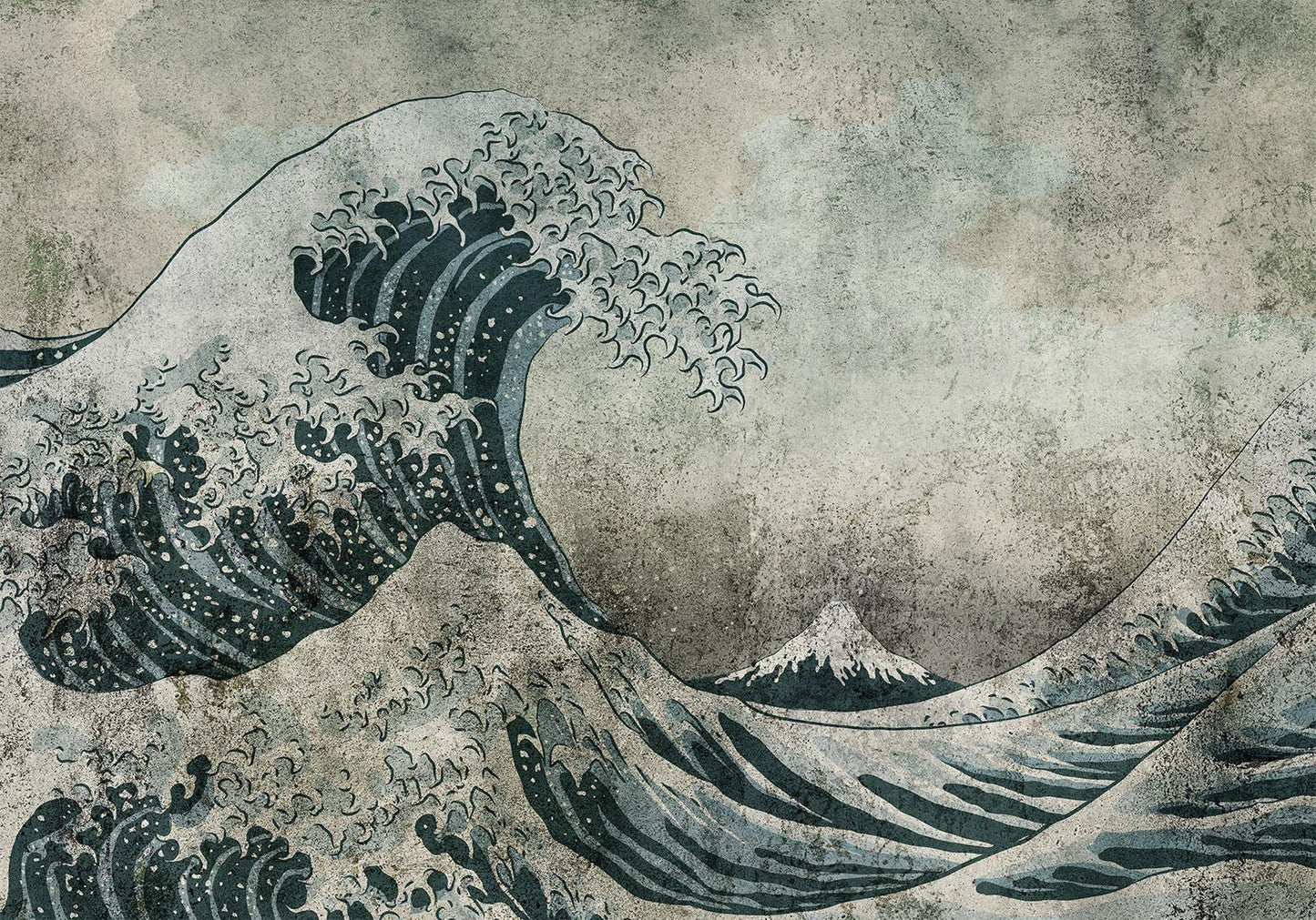 Fototapete „Große Welle“ – Die Kraft des Meeres als Wandkunst