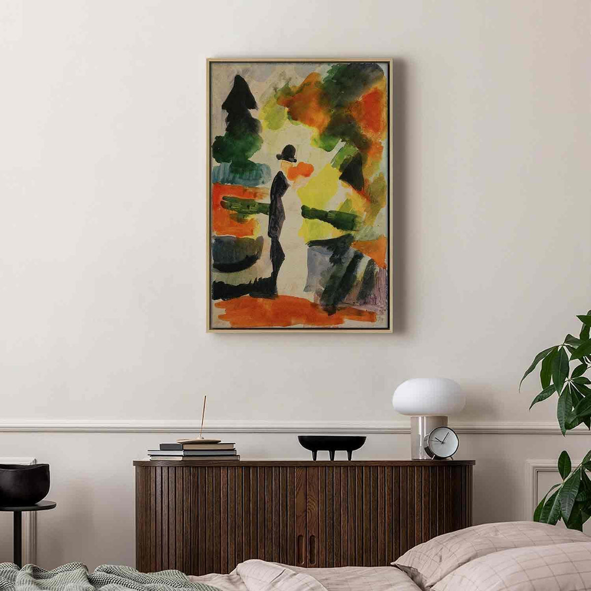 Leinwandbild - August Macke – Paar im Park