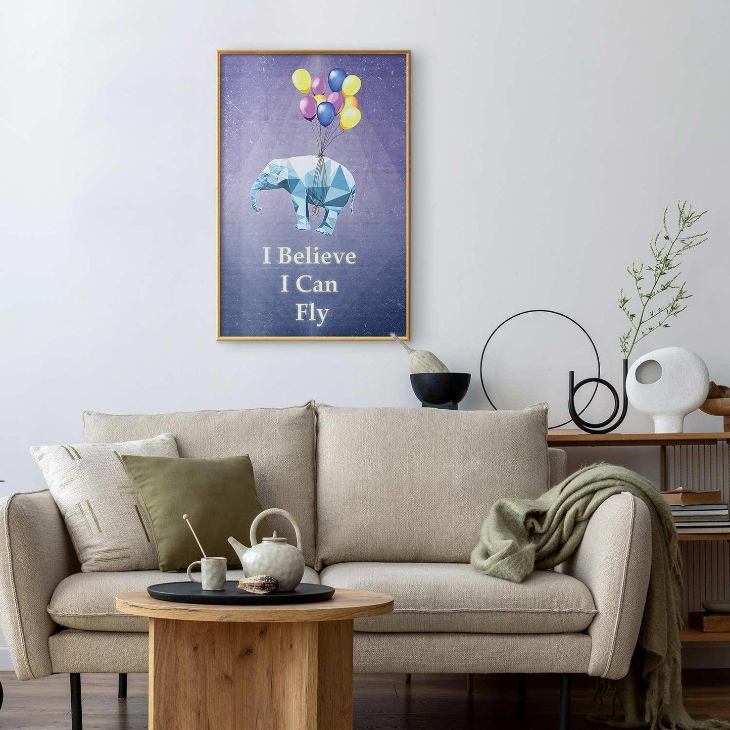 Poster - Flying Elephant Artgeist