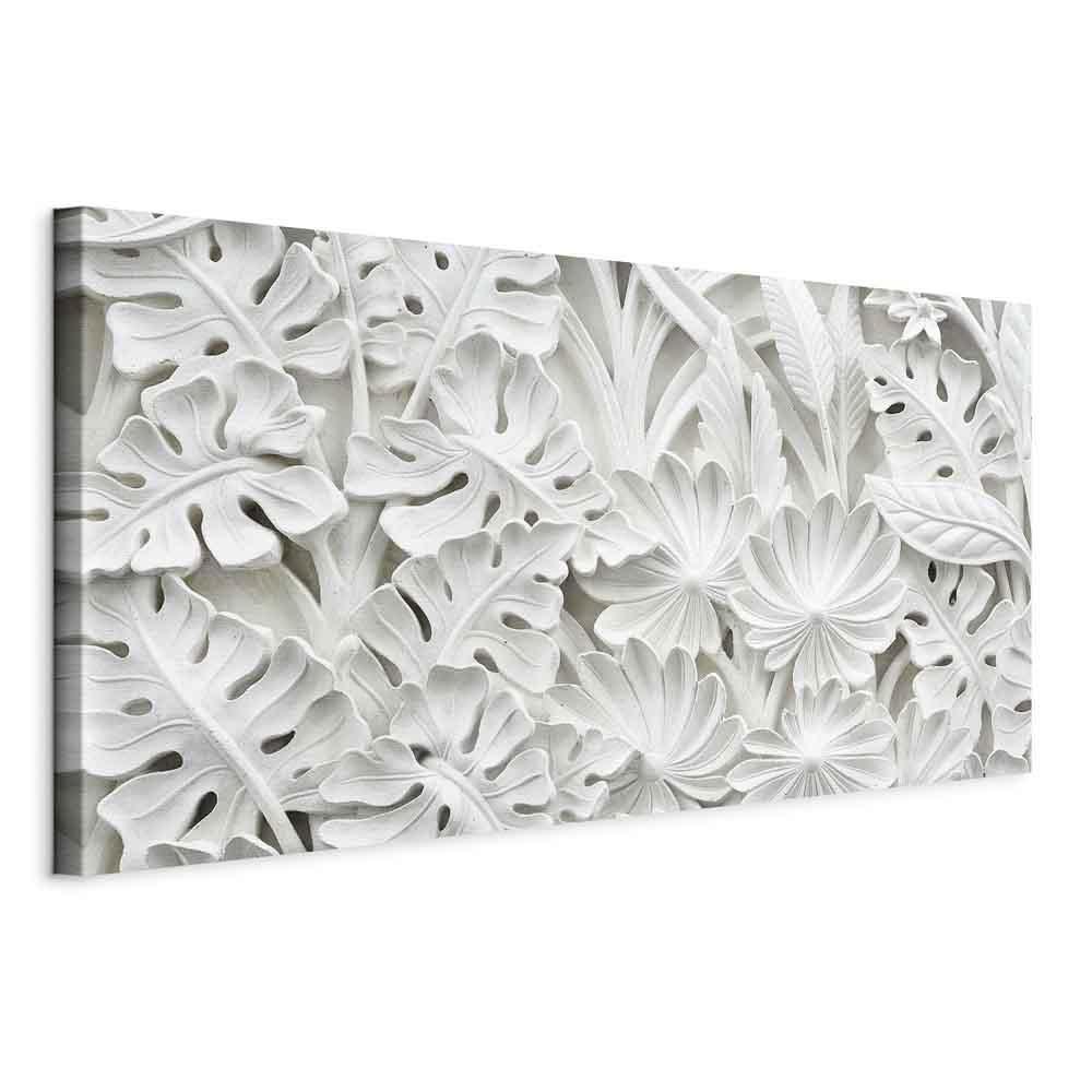 Wandbild Alabaster Garden – Elegantes Blumenmotiv in zarten Farben