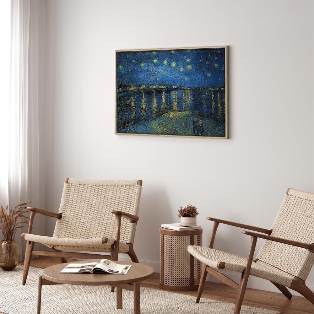 Leinwandbild - Vincent van Gogh – Starry Night Over the Rhône