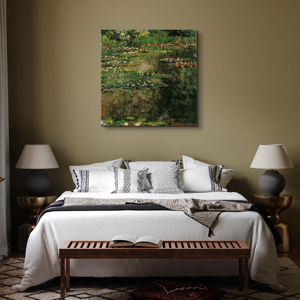 Leinwandbild - Claude Monet – Pond With Water Lilies