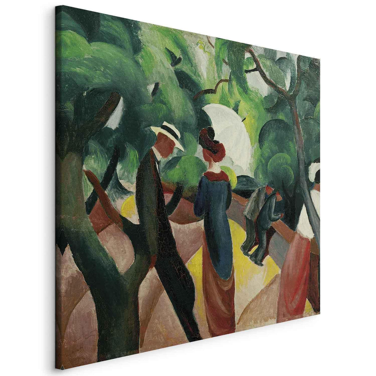 Leinwandbild - August Macke – Promenade
