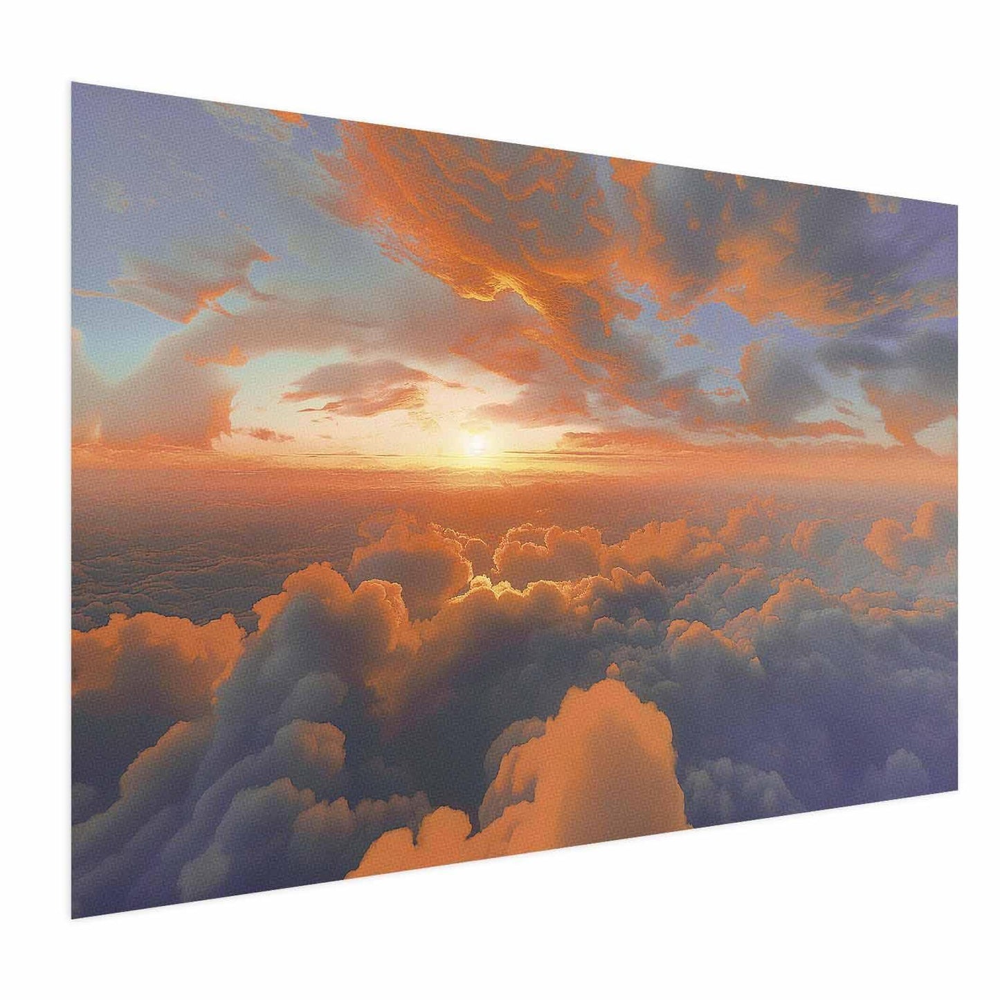 Poster - When Dawn Tickles the Clouds: A Color Show on the Morning Sky Artgeist