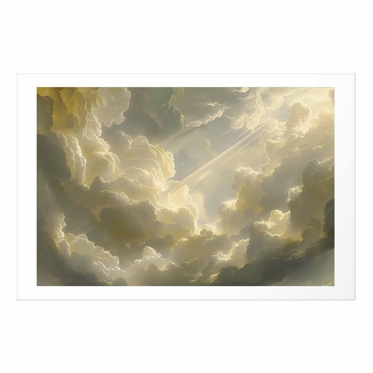Poster - Fascinating Play of Colors Against the Clouds