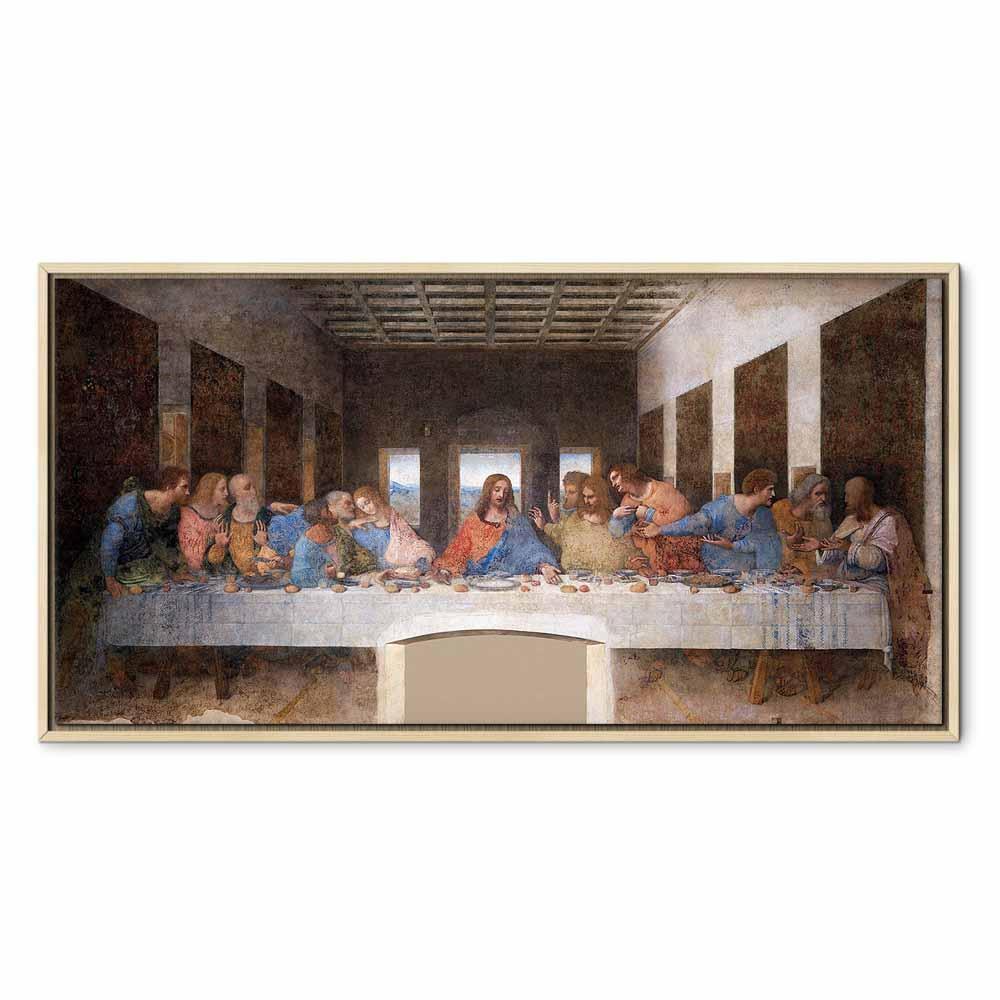 Leinwandbild - Leonardo da Vinci – Last Supper