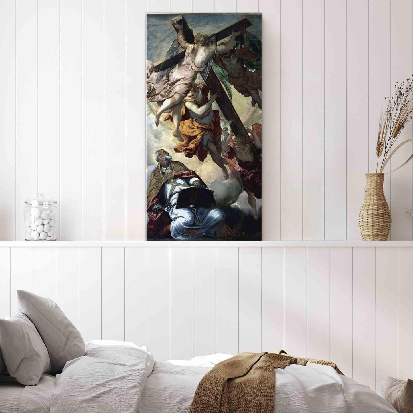 Leinwandbild - Apparition of the Cross to St Peter (Tintoretto ) Artgeist