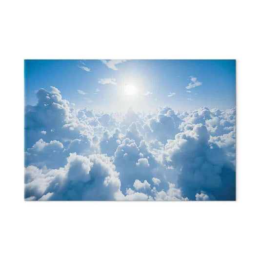 Leinwandbild - Heavenly Calm: Warm Rays of the Sun