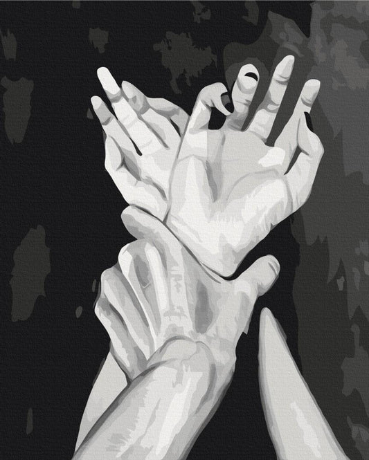 Malen nach Zahlen - Hands