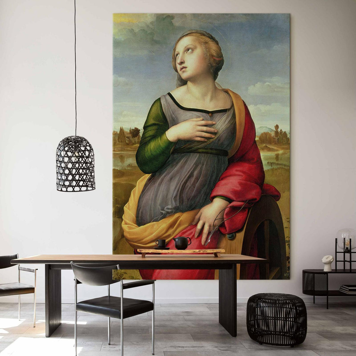 Wandbild XXL - Raphael – Saint Catherine of Alexandria