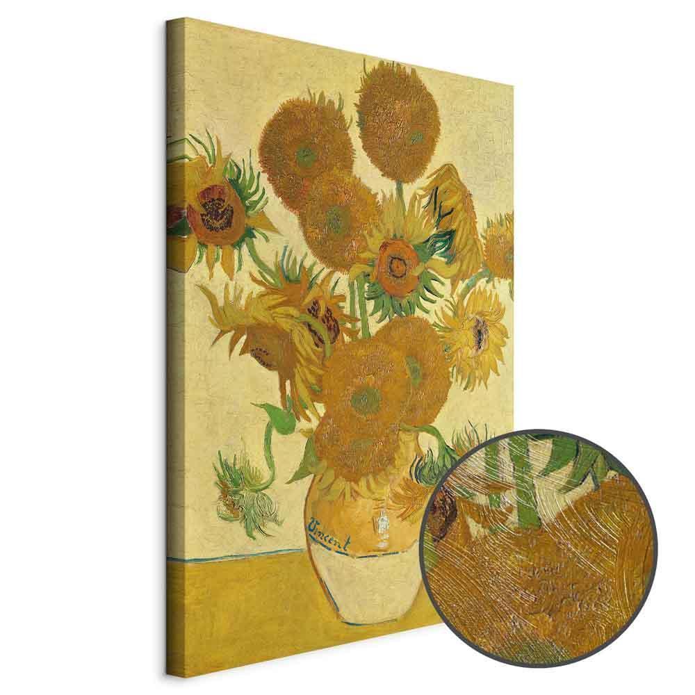 Leinwandbild - Vincent van Gogh – Sunflowers