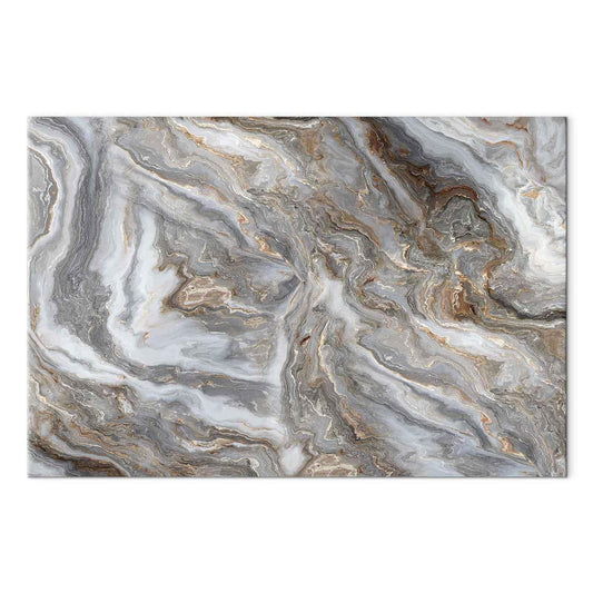 Leinwandbild - Stone abstractions – marble structures in neutral shades