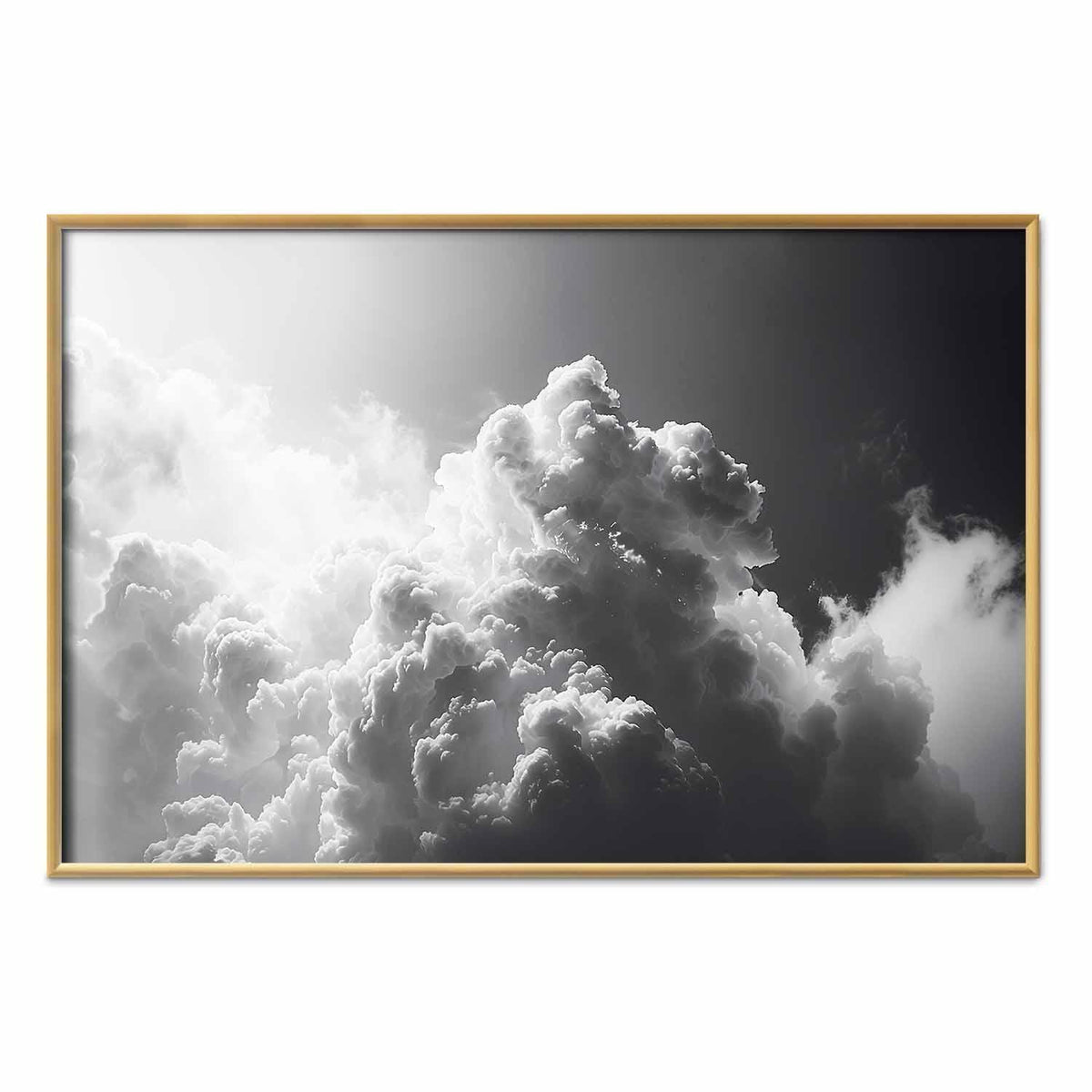 Poster - Extraordinary Phenomenon: The Sun Illuminating Dark Clouds